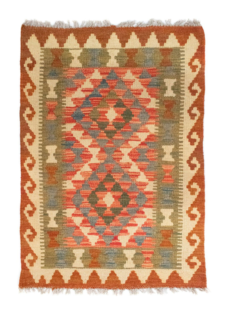 Kelim Teppich - Splash 60 x 90 cm - mehrfarbig