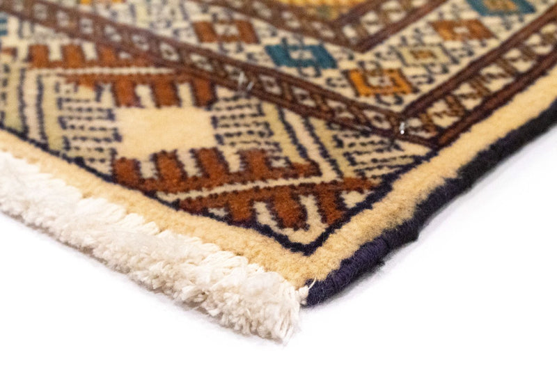 Turkaman Teppich 64x89cm - Orientteppich - beige