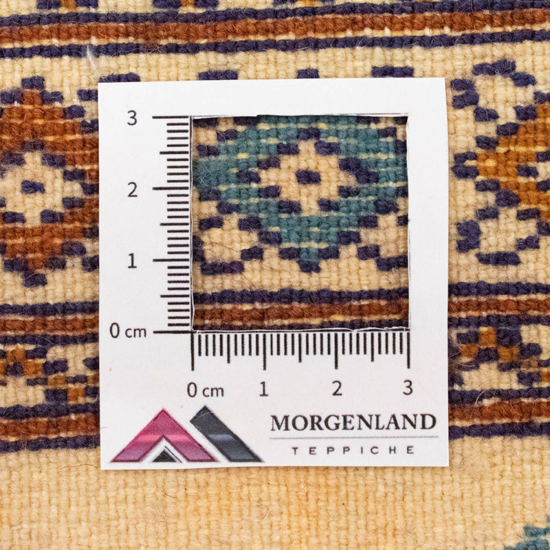 Turkaman Teppich 64x89cm - Orientteppich - beige
