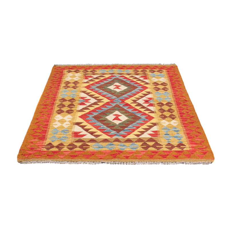 Kelim Maimene Teppich 102x155cm - Wollteppich - mehrfarbig