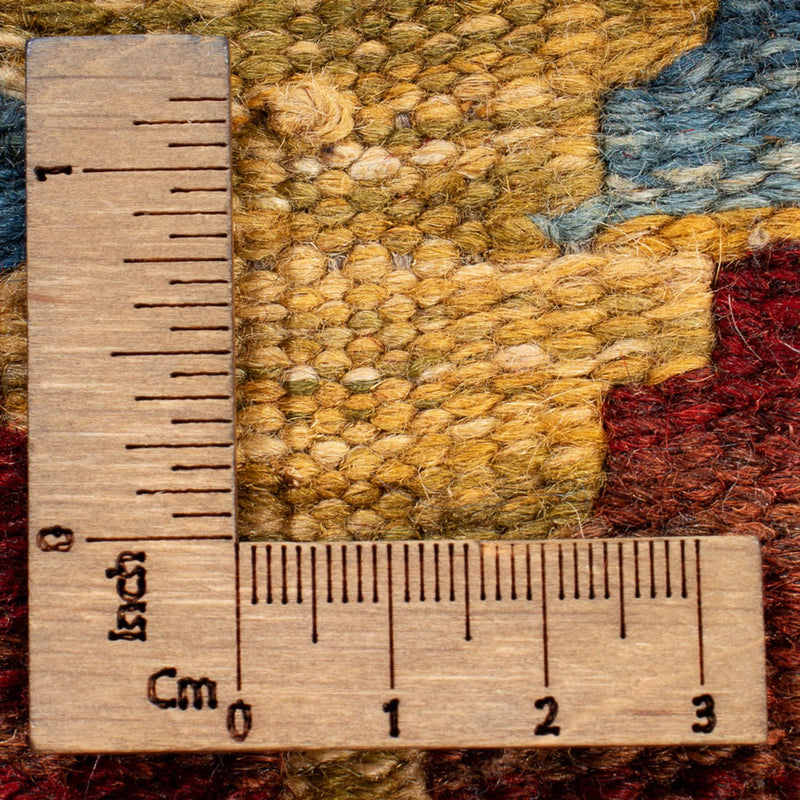 Kelim Maimene Teppich 102x155cm - Wollteppich - mehrfarbig