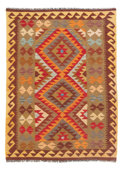 Kelim Maimene Teppich 103x149cm - Wollteppich - mehrfarbig