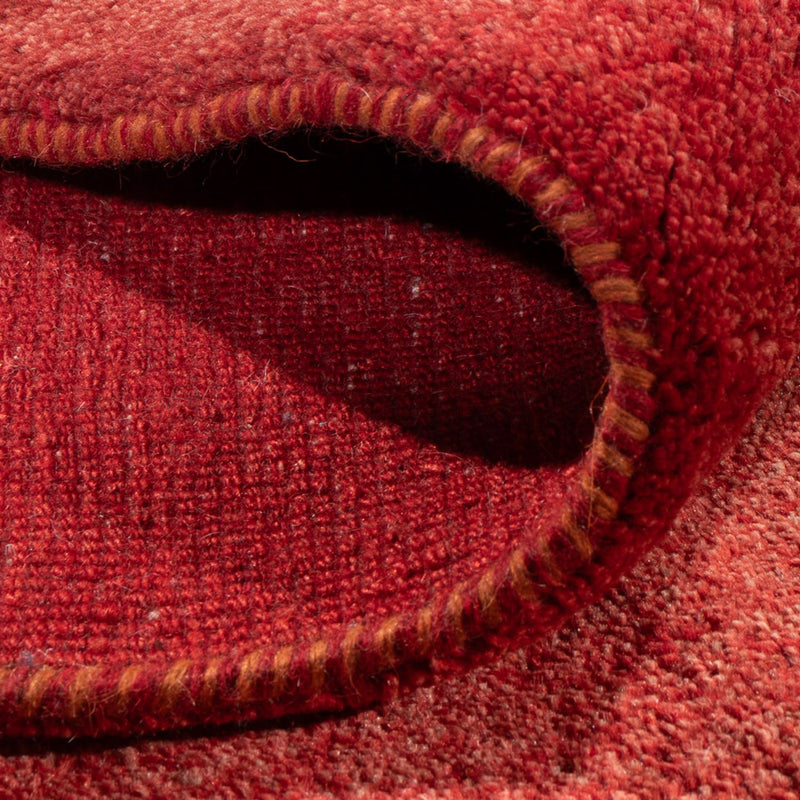 Gabbeh Persisch Teppich 254x354cm - Perserteppich Wollteppich - rot
