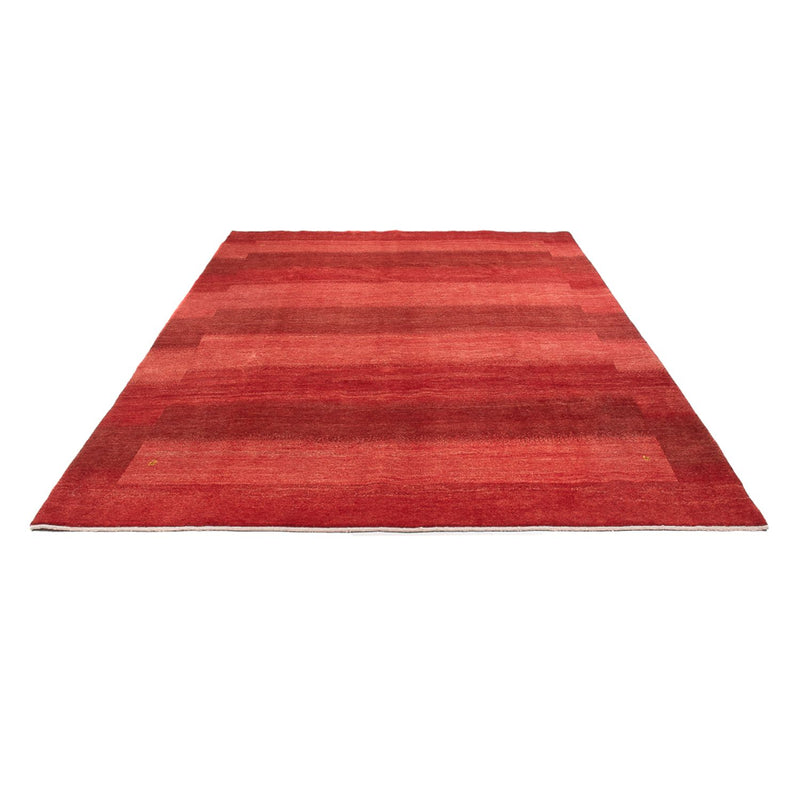 Gabbeh Persisch Teppich 254x354cm - Perserteppich Wollteppich - rot