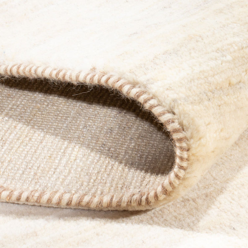 Gabbeh Persisch Teppich 174x243cm - Perserteppich Wollteppich - weiß