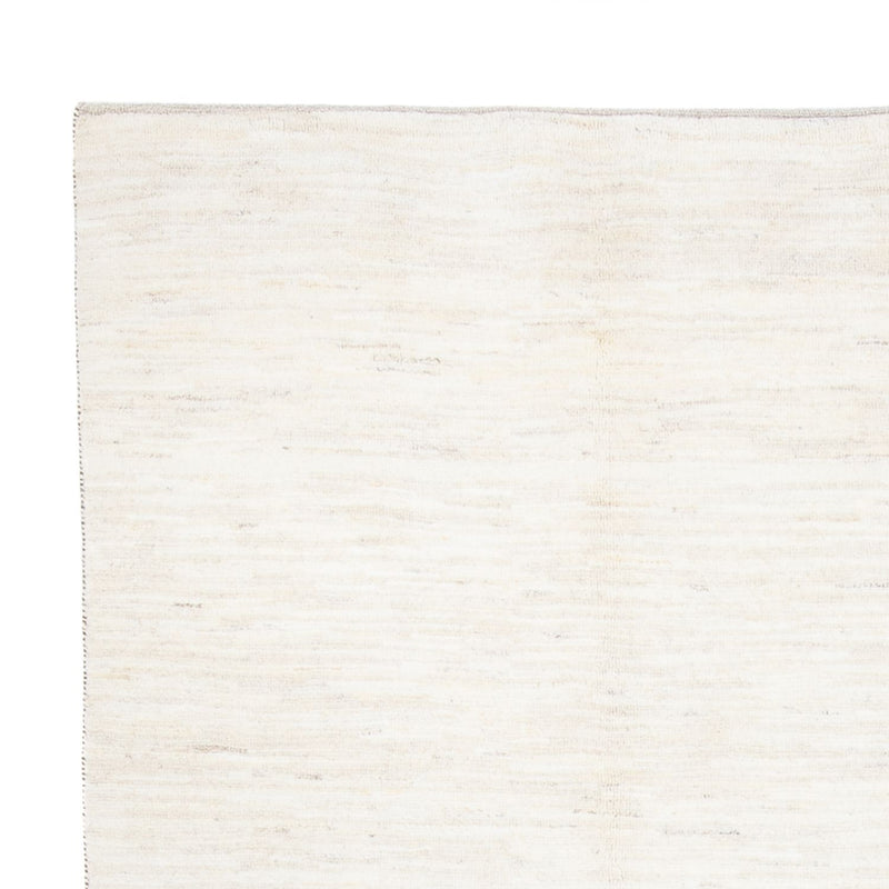 Gabbeh Persisch Teppich 202x297cm - Perserteppich Wollteppich - weiß