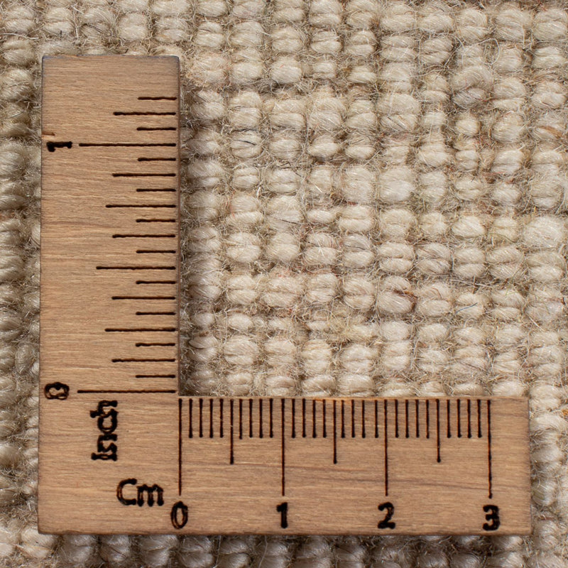 Gabbeh Persisch Teppich 198x296cm - Perserteppich Wollteppich - weiß