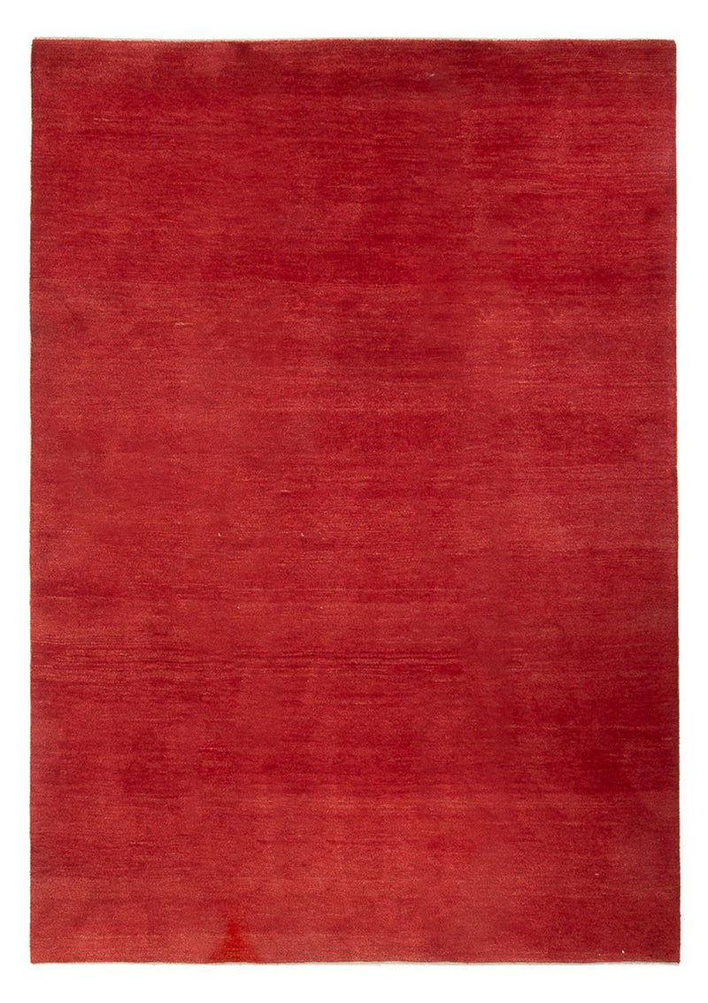 Gabbeh Persisch Teppich 203x290cm - Perserteppich Wollteppich - rot