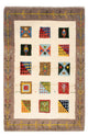 Gabbeh Persisch Teppich 60x87cm - Perserteppich Wollteppich - mehrfarbig