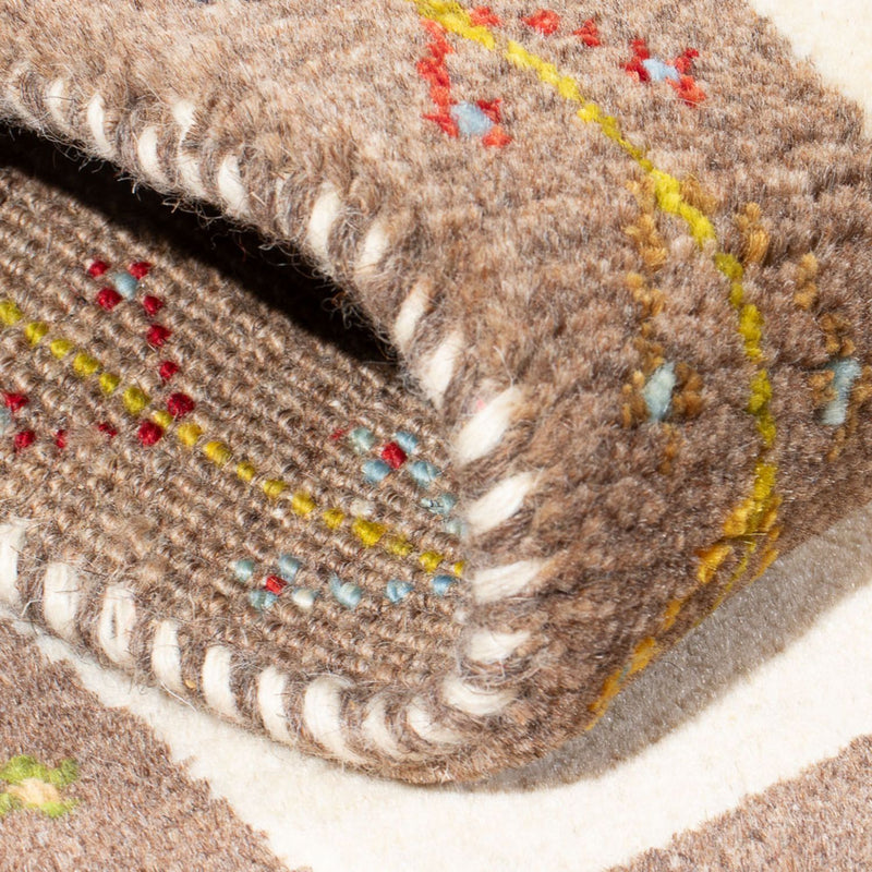 Gabbeh Persisch Teppich 60x87cm - Perserteppich Wollteppich - mehrfarbig