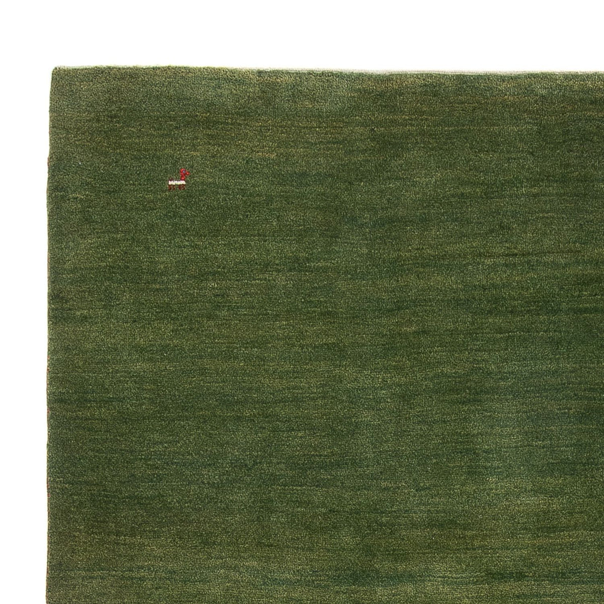 Gabbeh Persisch Teppich 207x293cm - Perserteppich Wollteppich - minzgrün