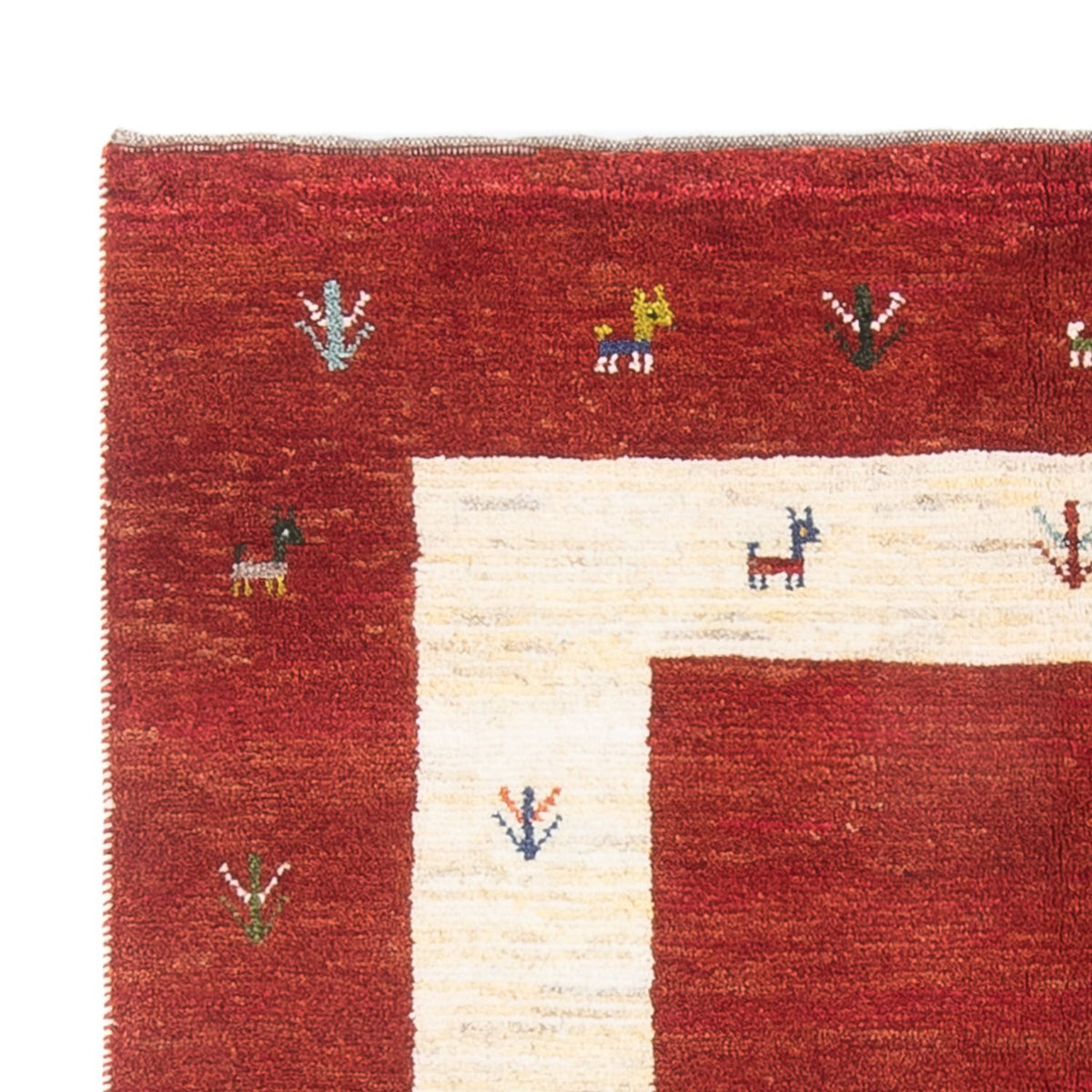 Gabbeh Teppich - Perser - 122 x 175 cm - mehrfarbig