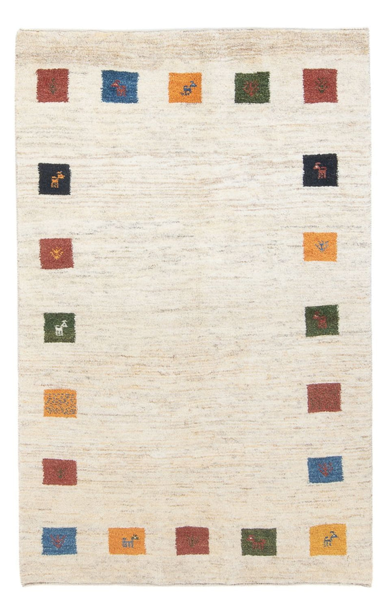 Gabbeh Persisch Teppich 112x182cm - Perserteppich Wollteppich - mehrfarbig