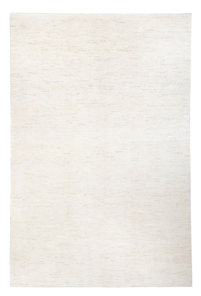 Gabbeh Persisch Teppich 198x295cm - Perserteppich Wollteppich - weiß