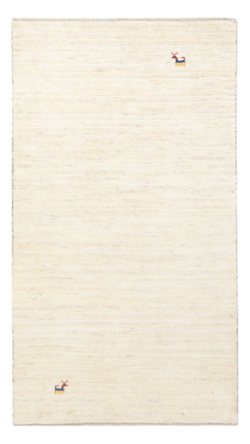Gabbeh Persisch Teppich 72x146cm - Perserteppich Wollteppich - beige
