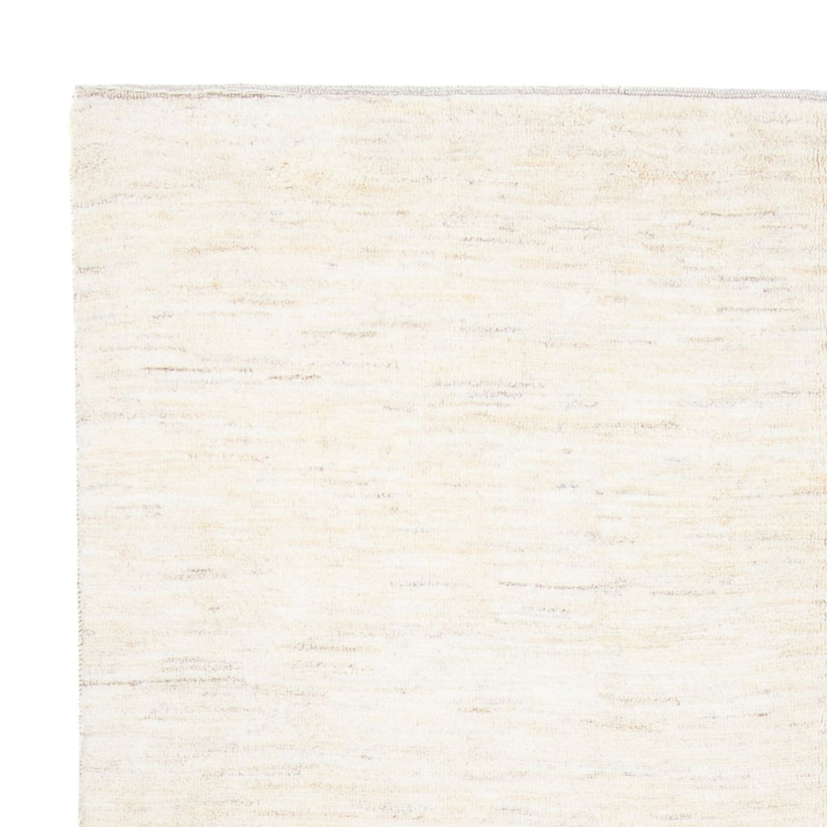 Gabbeh Persisch Teppich 168x241cm - Perserteppich Wollteppich - weiß