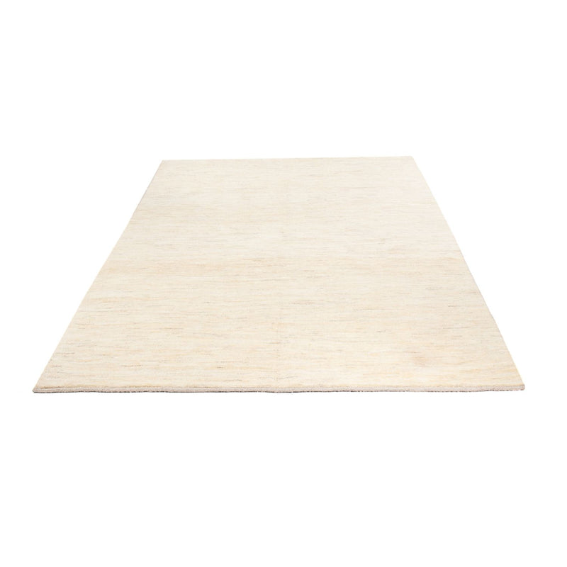 Gabbeh Persisch Teppich 168x241cm - Perserteppich Wollteppich - weiß