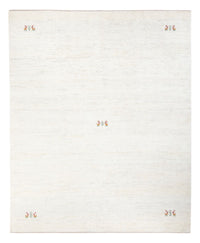 Gabbeh Persisch Teppich 198x243cm - Perserteppich Wollteppich - weiß – product image