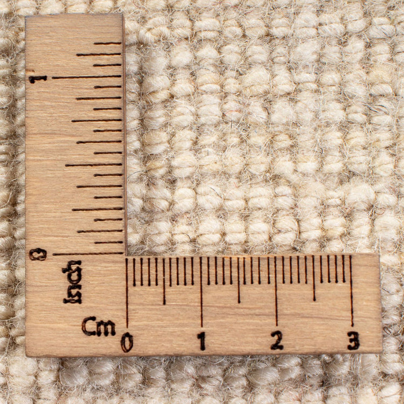 Gabbeh Persisch Teppich 181x244cm - Perserteppich Wollteppich - weiß