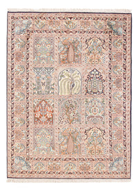 Kaschmir Seide Teppich 123x178cm - Orientteppich - beige – product image