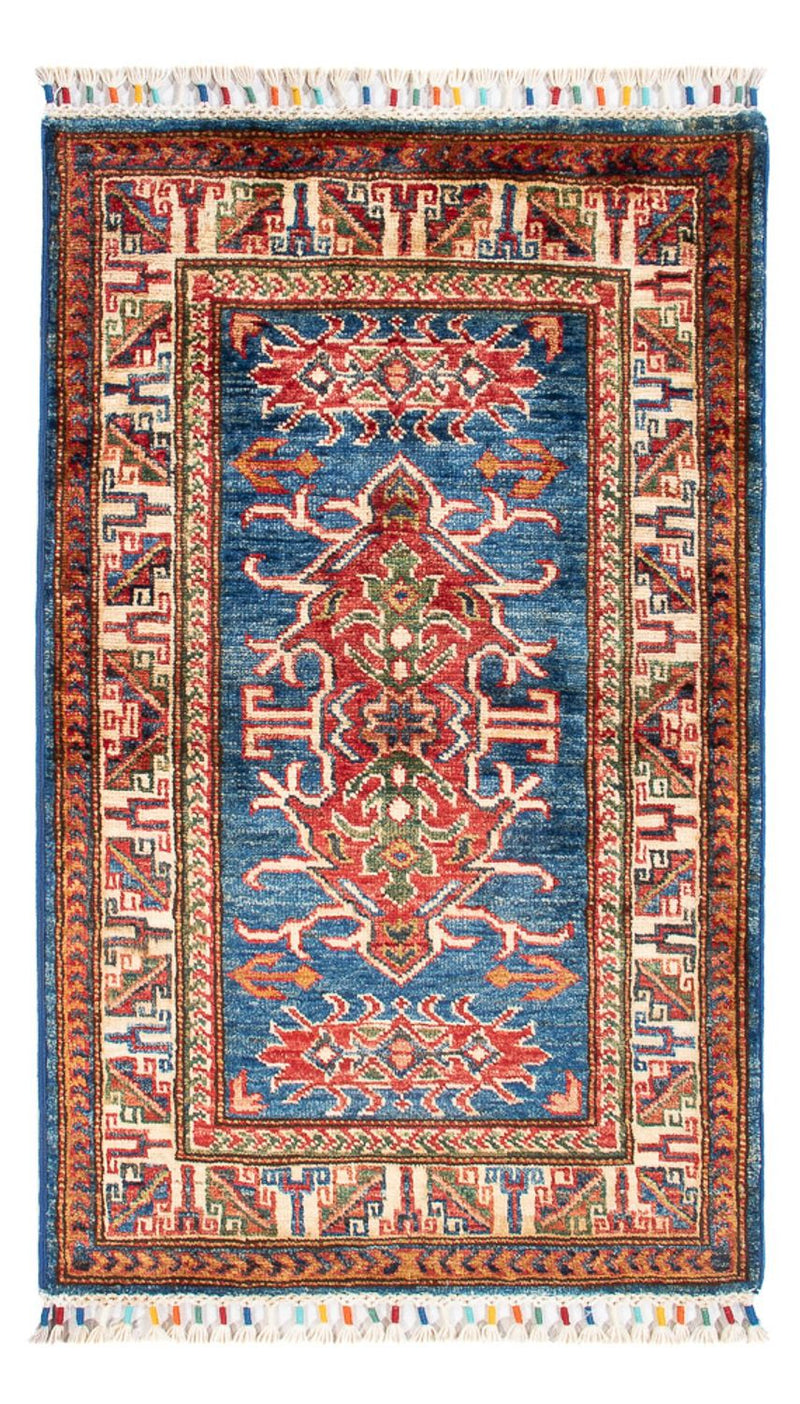 Kazak Teppich 59x97cm - Orientteppich - blau