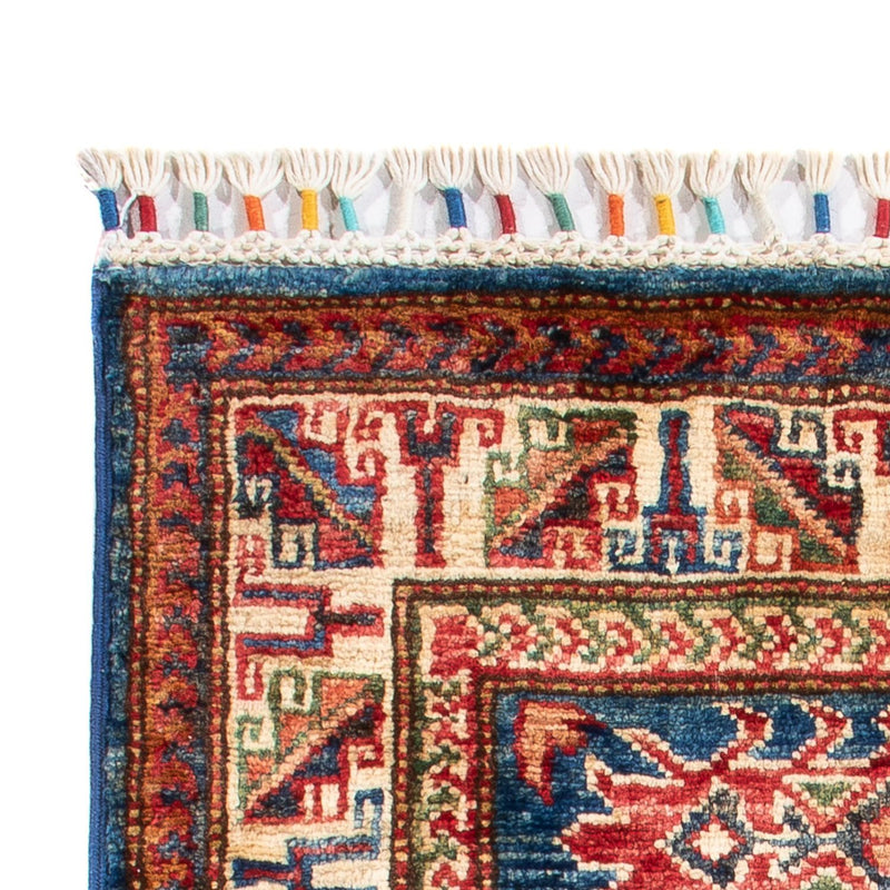 Kazak Teppich 59x97cm - Orientteppich - blau