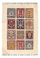 Bachtiari Teppich 58x84cm - Orientteppich - mehrfarbig