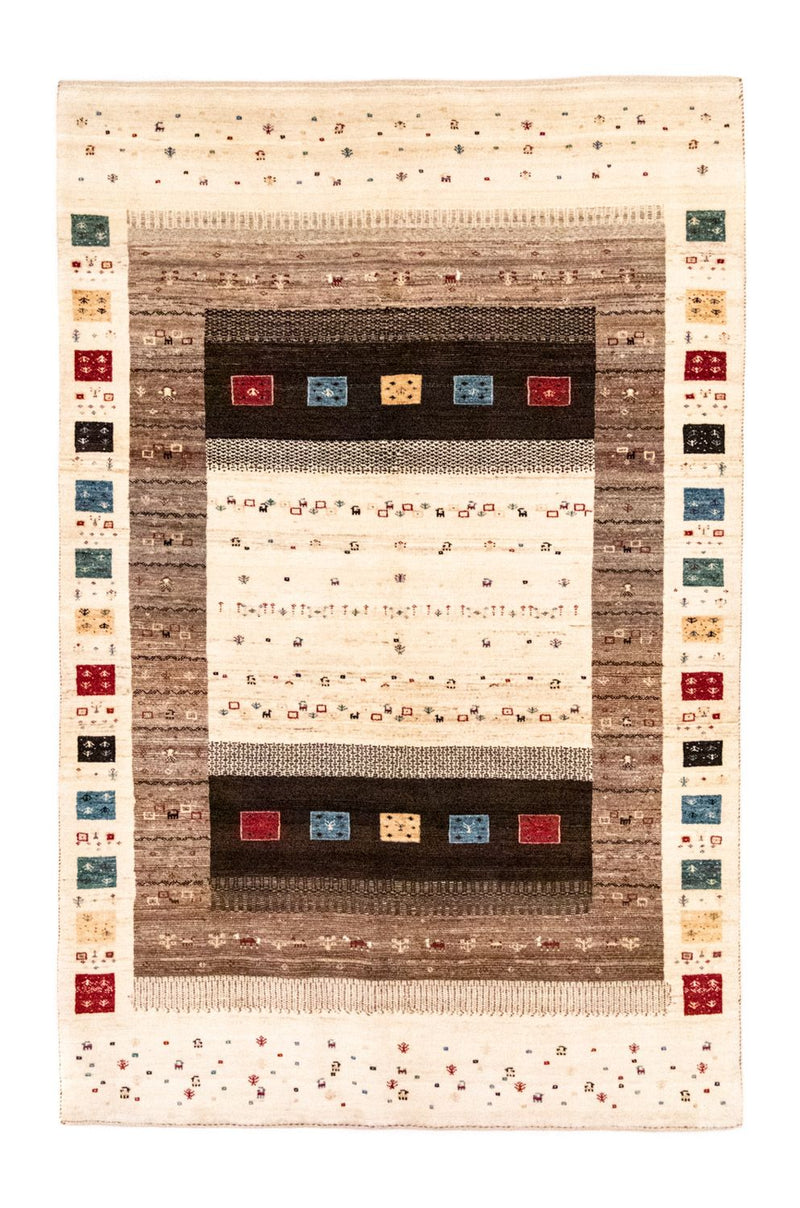 Gabbeh Teppich - Loribaft Perser 170 x 260 cm - beige