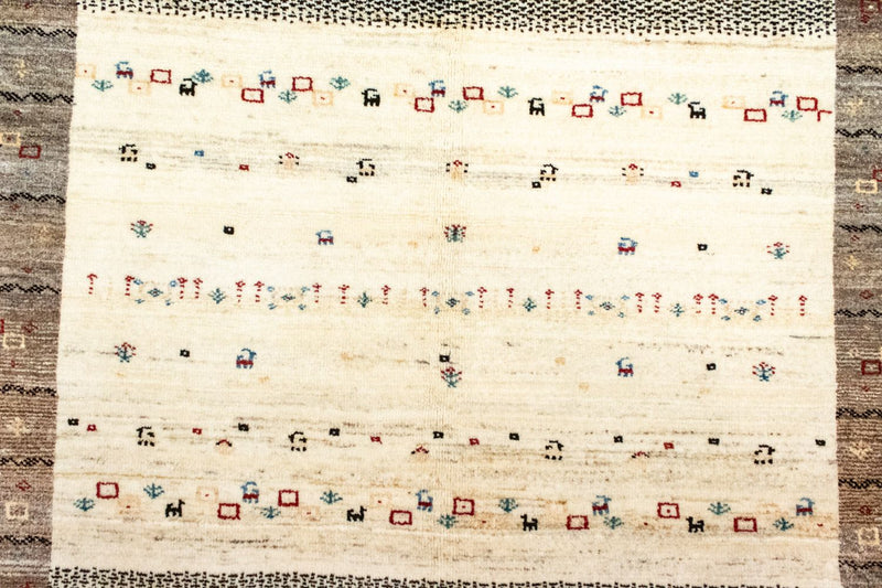 Gabbeh Teppich - Loribaft Perser 170 x 260 cm - beige