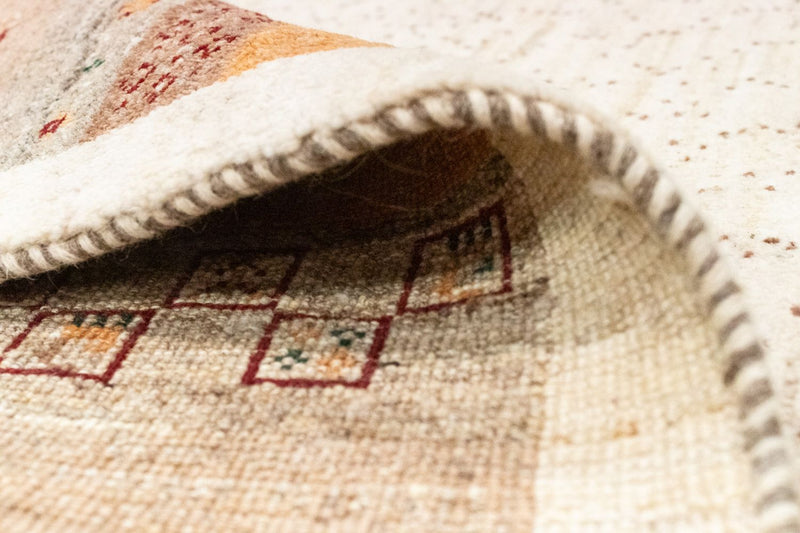 Gabbeh Teppich - Loribaft Perser 200 x 237 cm - beige