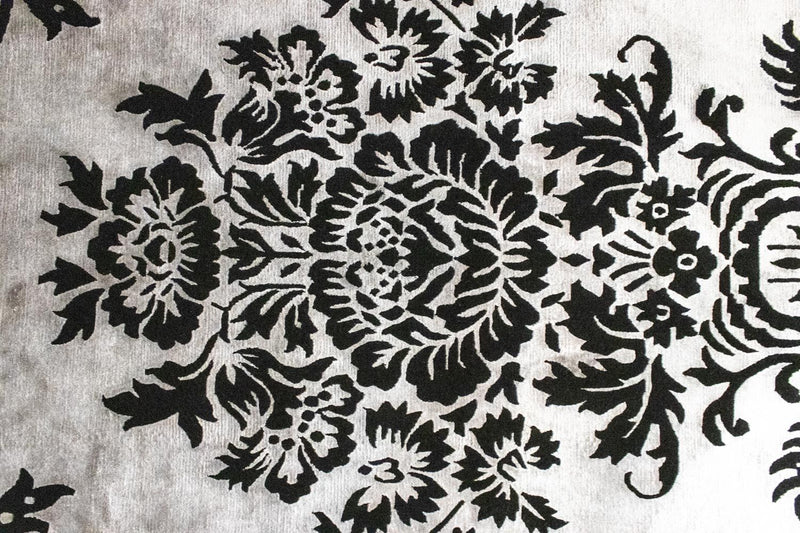 Designer Teppich 172 x 241 cm - schwarz