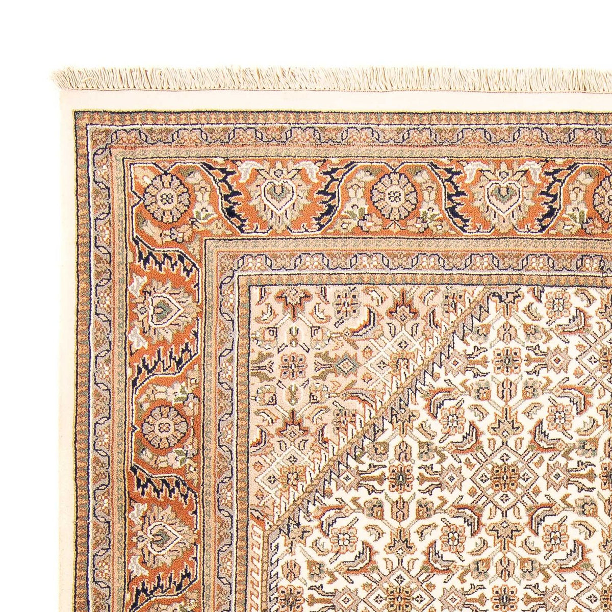 Indo Bidjar Teppich 166x240cm - Orientteppich - beige