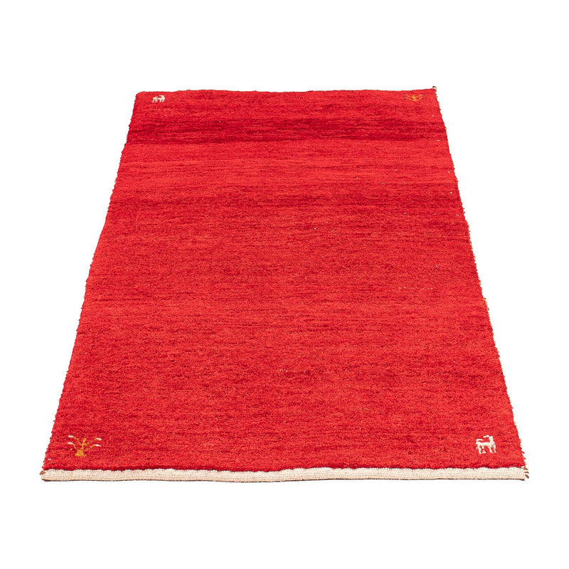 Loribaft Teppich Perser 72x140cm - Orientteppich - dunkelrot