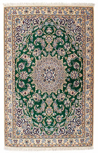 Nain - 9La Teppich 101x148cm - Perserteppich - dunkelgrün – product image