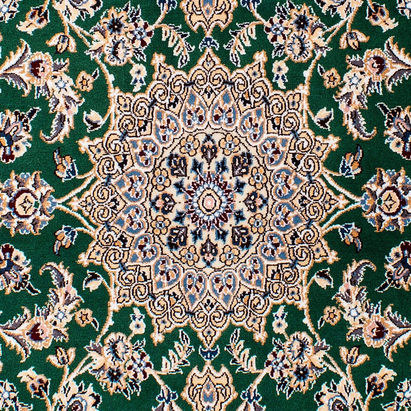 Nain - 9La Teppich 101x148cm - Perserteppich - dunkelgrün