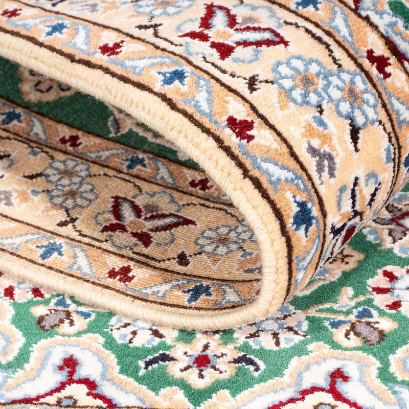 Nain - 9La Teppich 101x148cm - Perserteppich - dunkelgrün