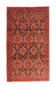 Belutsch Teppich 110 x 195 cm - rot