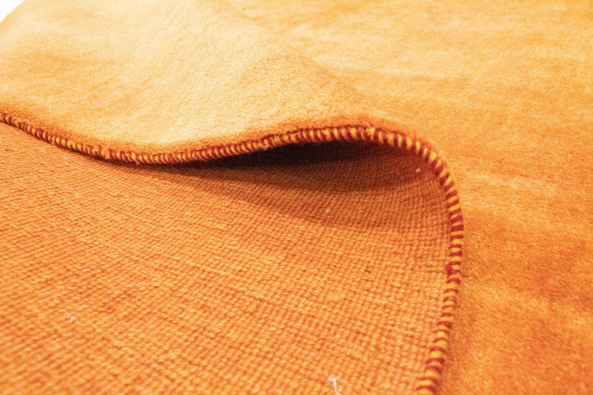 Gabbeh Teppich - Loribaft Perser 212 x 297 cm - gelb