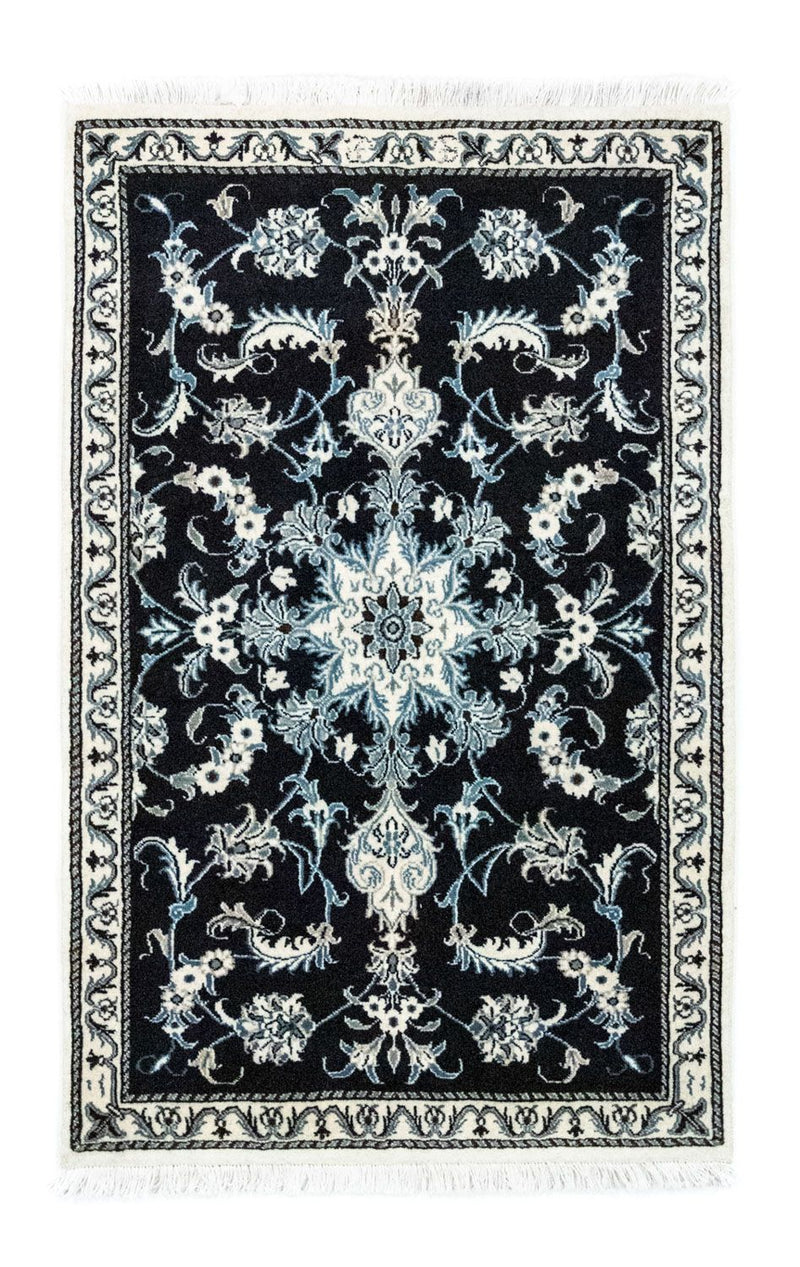 Perserteppich - Nain 90 x 136 cm - blau