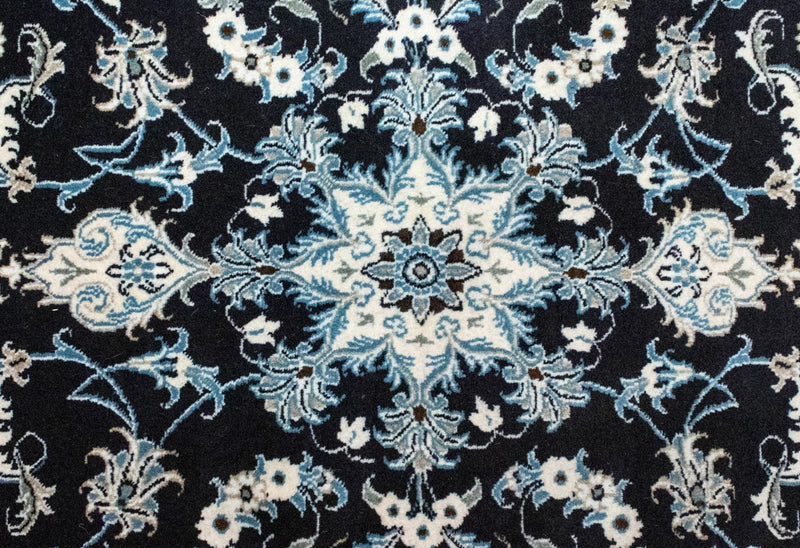 Perserteppich - Nain 90 x 136 cm - blau