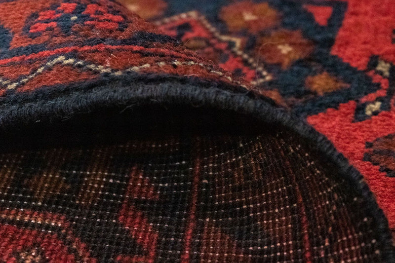 Afghan Teppich - Kunduz 103 x 149 cm - rot