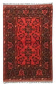 Afghan Teppich - Kunduz 100 x 150 cm - rot