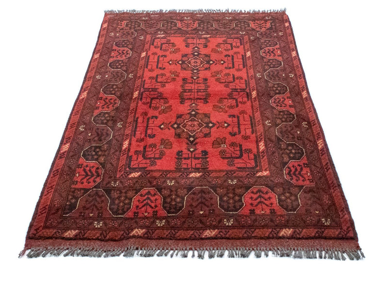 Afghan Teppich - Kunduz 100 x 150 cm - rot