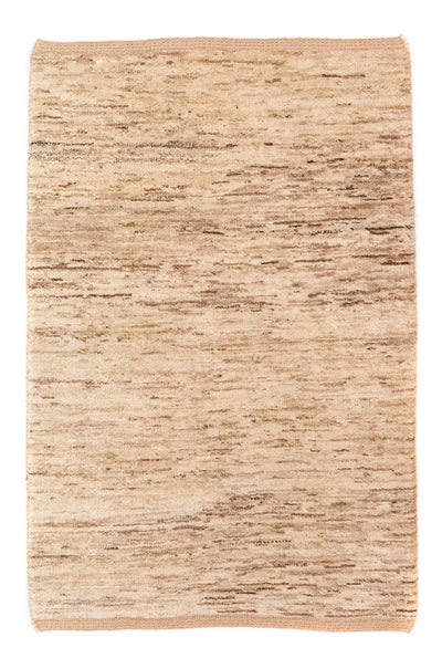 Gabbeh Persisch Teppich 90x145cm - Perserteppich Wollteppich - beige