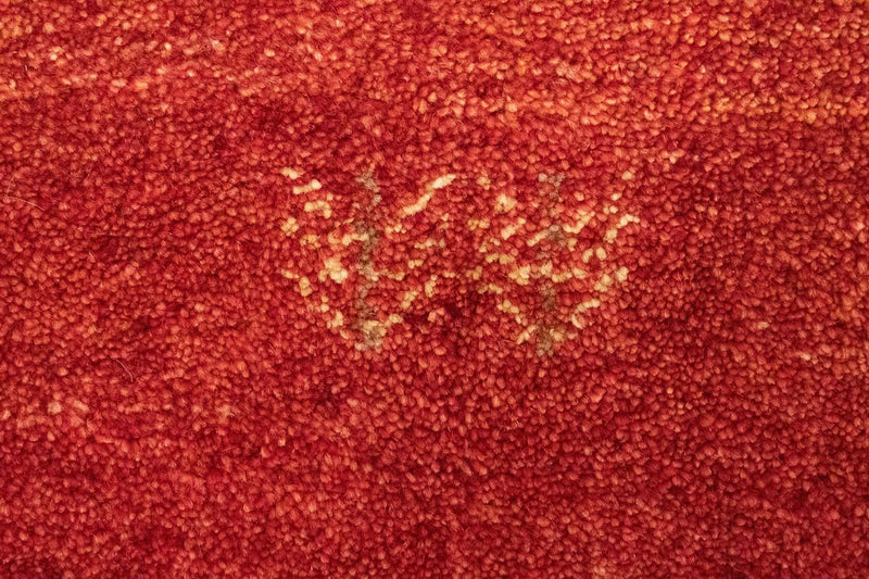 Gabbeh Persisch Teppich 101x144cm - Perserteppich Wollteppich - rot