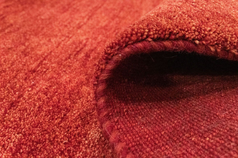 Gabbeh Persisch Teppich 101x144cm - Perserteppich Wollteppich - rot