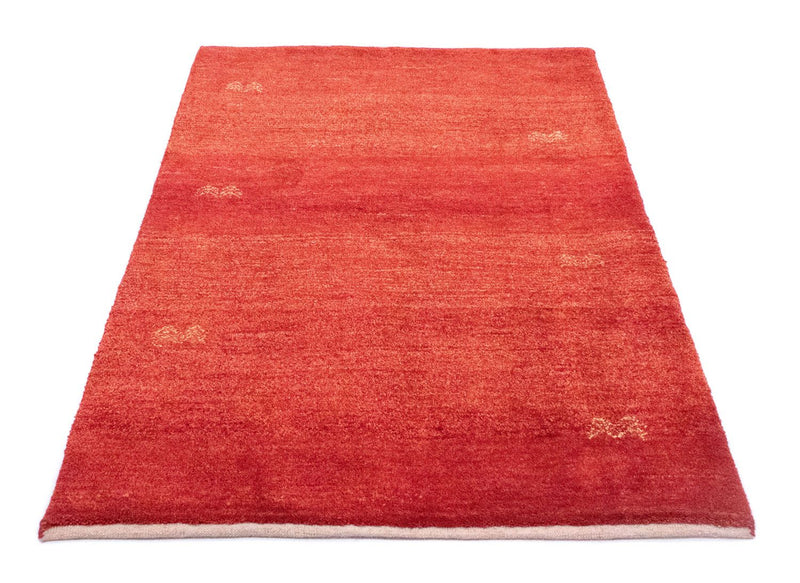 Gabbeh Persisch Teppich 101x144cm - Perserteppich Wollteppich - rot