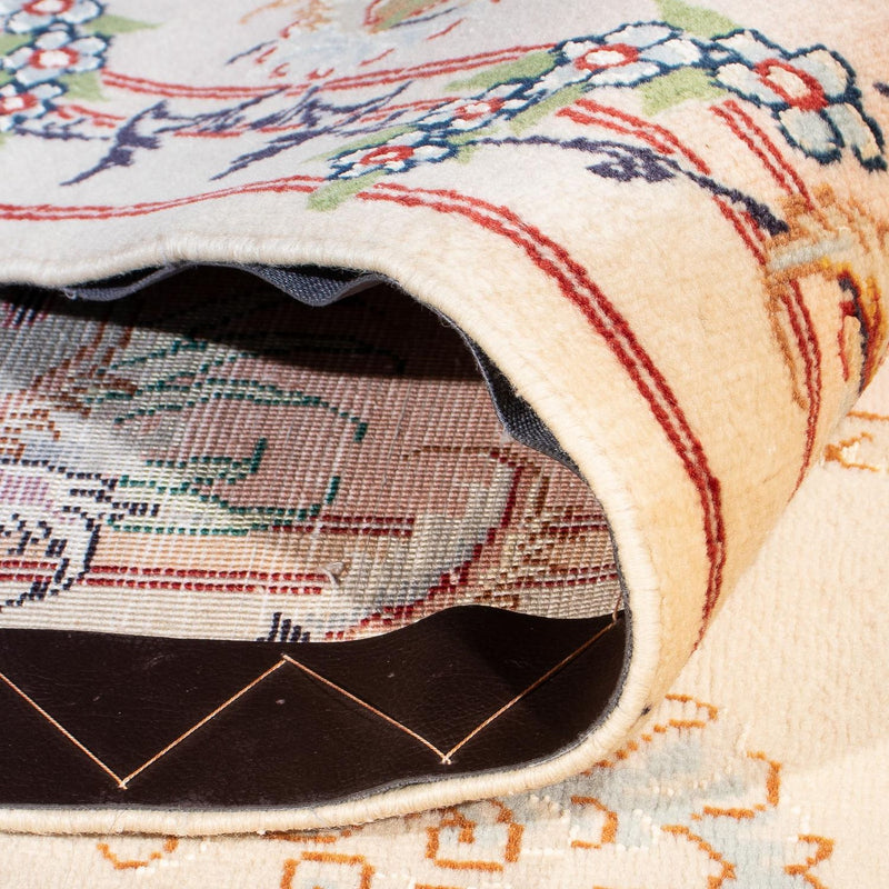 Täbriz - 50 Raj Teppich 205x302cm - Perserteppich - beige