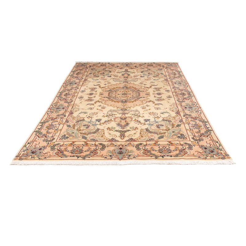 Täbriz - 50 Raj Teppich 205x302cm - Perserteppich - beige