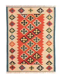 Kelim Fars Teppich 148x200cm - rot – product image